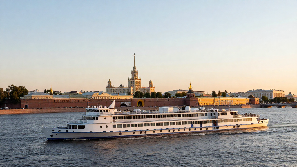 Грузовое судно отправляется из крупного российского морского порта