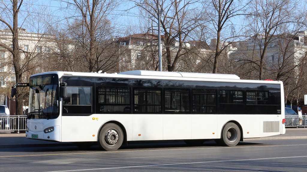 Процесс зарядки электробуса в Москве